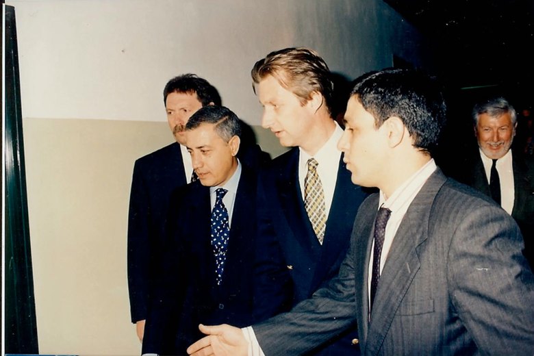 El príncipe Felipe de Bélgica en la inauguración