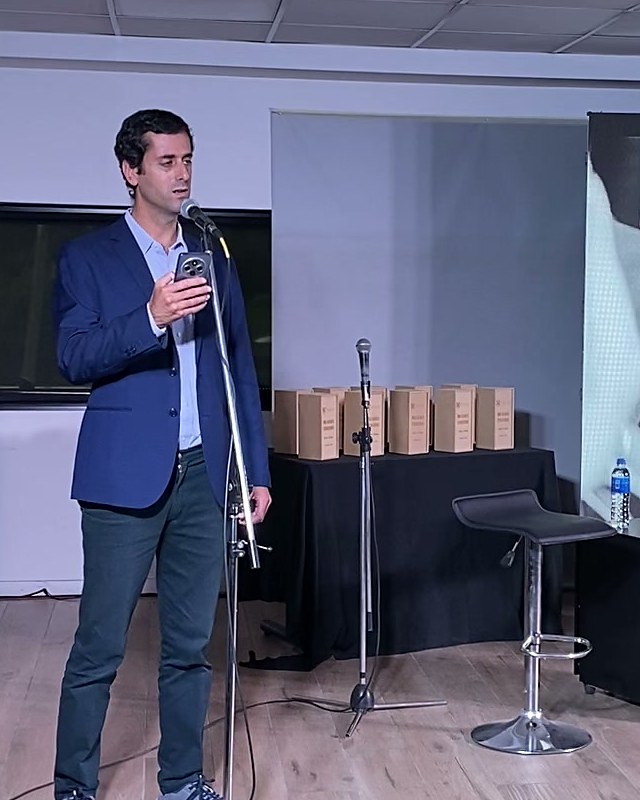 Felipe Cornejo, director general del Instituto Madero, abre la noche.