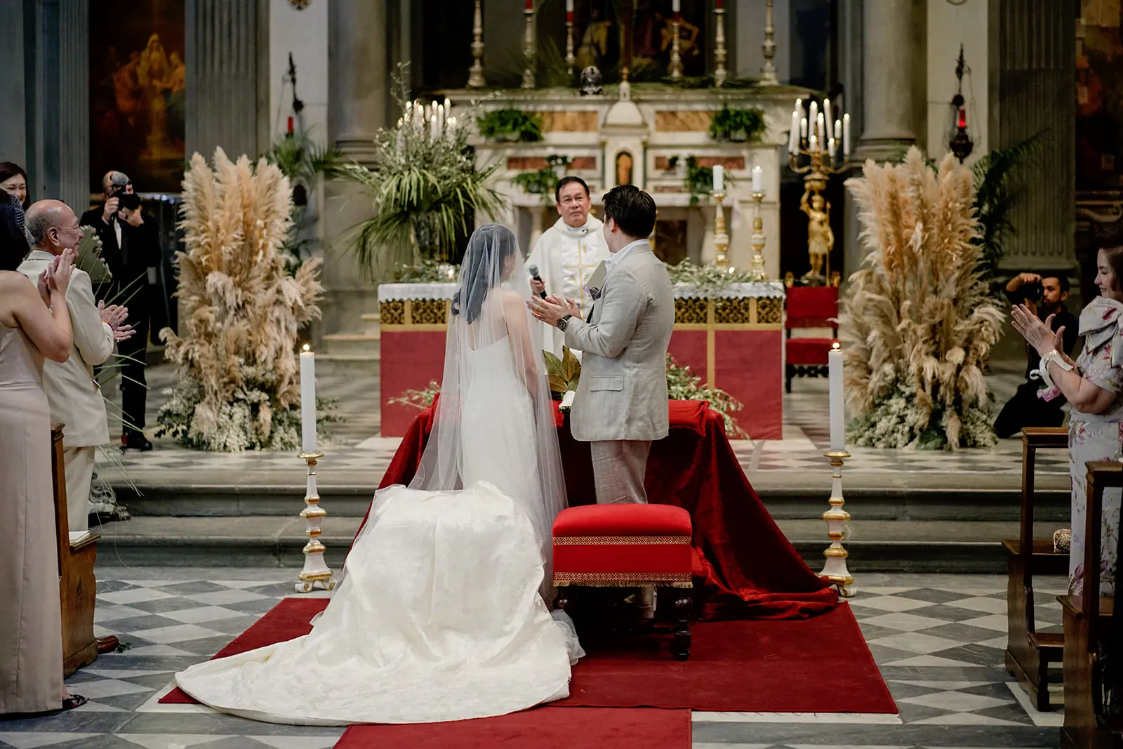 Religious wedding ceremony in Italy