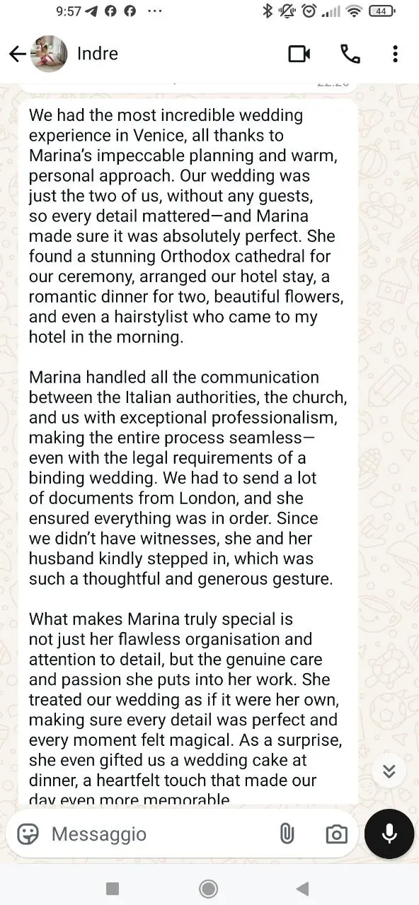 Authentic message from a couple 10