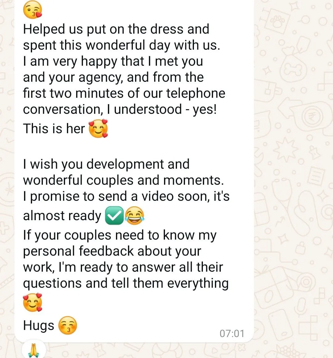 Authentic message from a couple 14