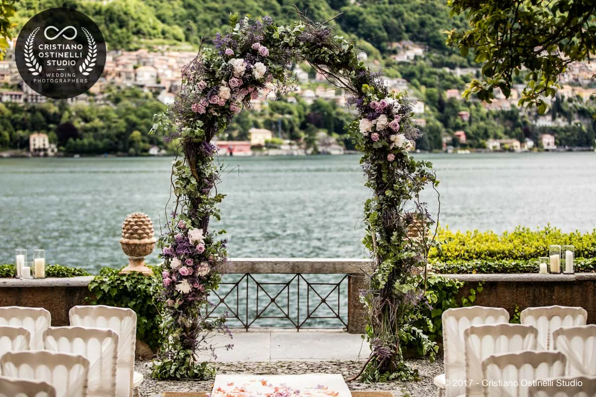 Wedding ceremony design in Italy