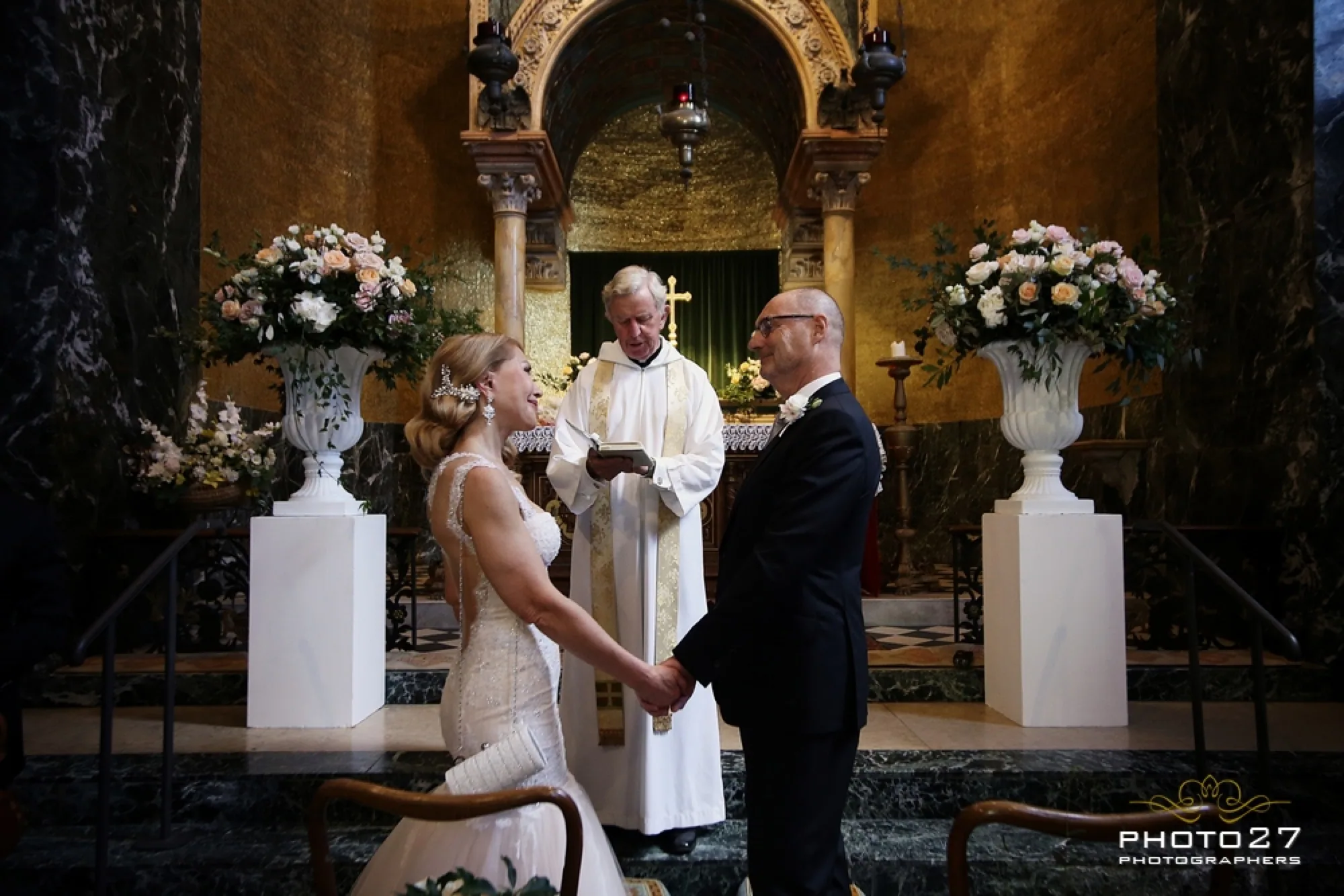 Religious wedding ceremony in Italy