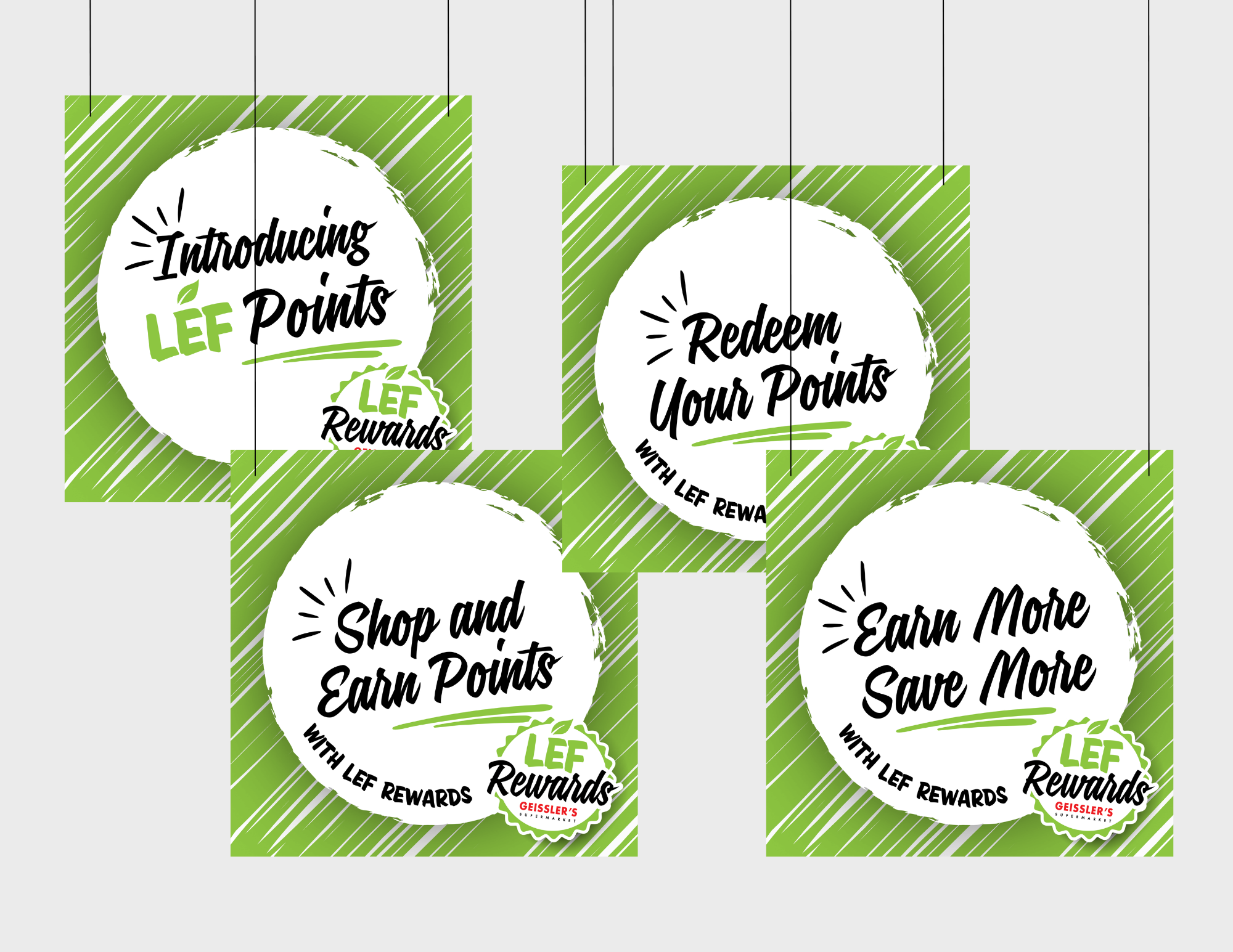 Geissler's Hanging Signs for LEF Rewards
