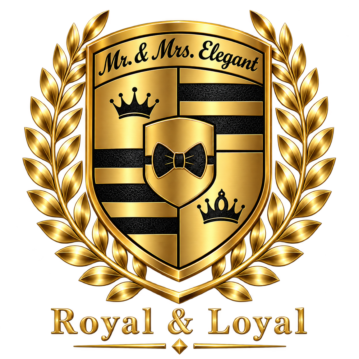 Mr. & Mrs. Elegant — Royal & Loyal official crest
