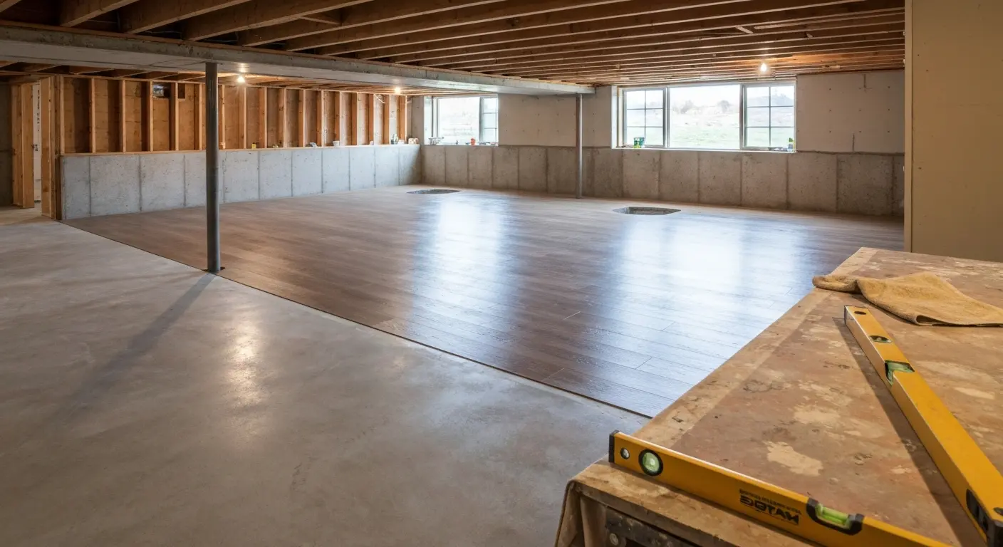 Basement flooring options