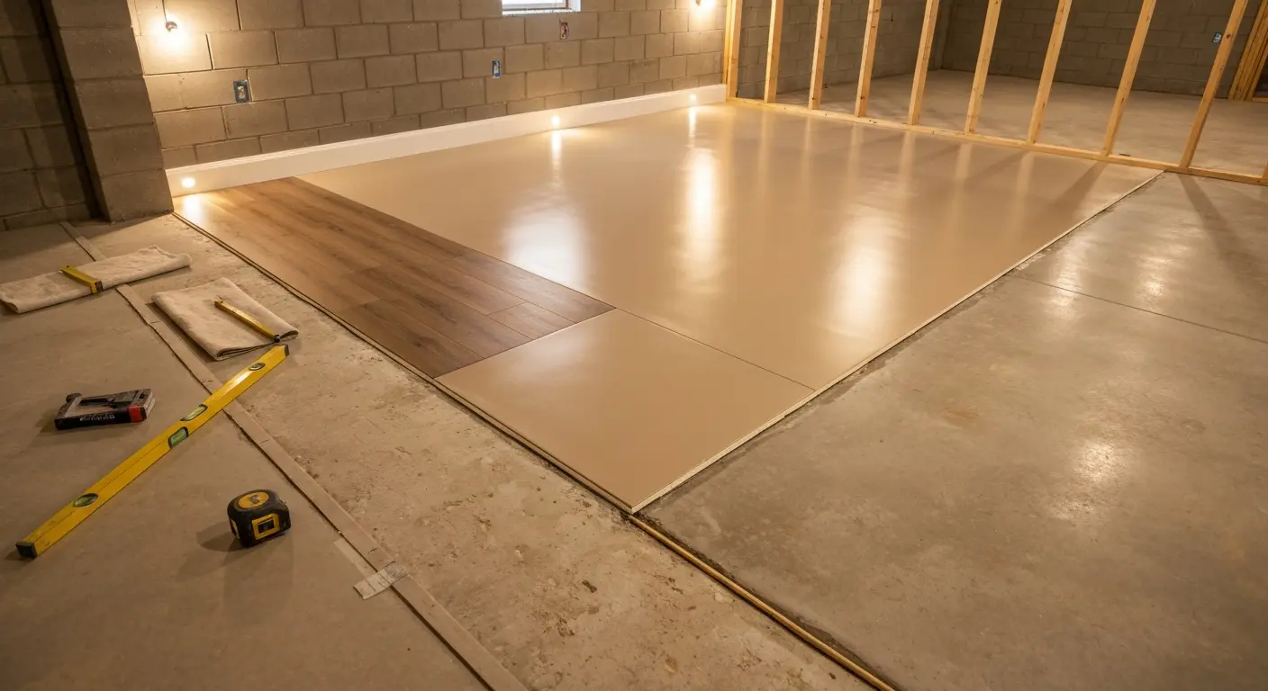 Basement flooring options