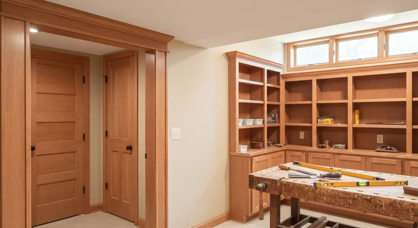 Basement carpentry and custom details