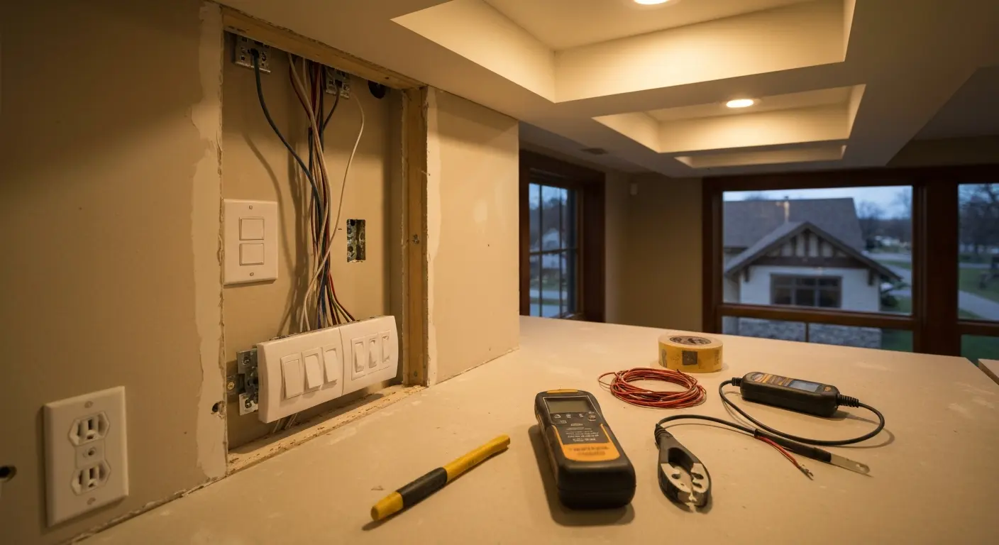 Lighting and electrical work