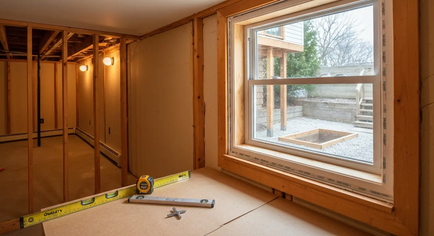 Egress window installation