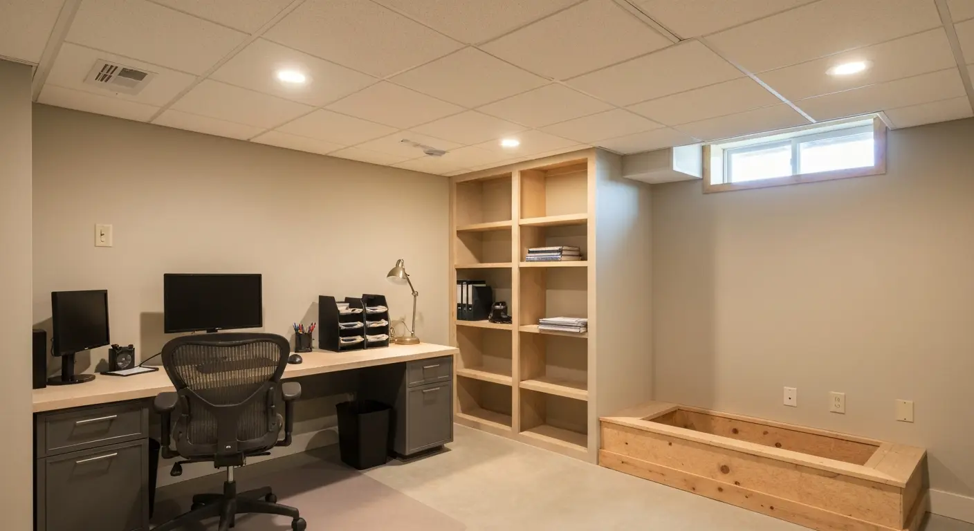 Basement office