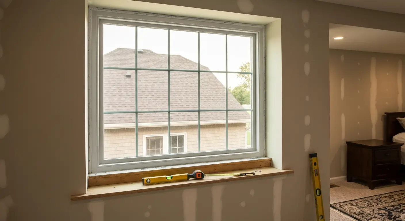 Egress window installation