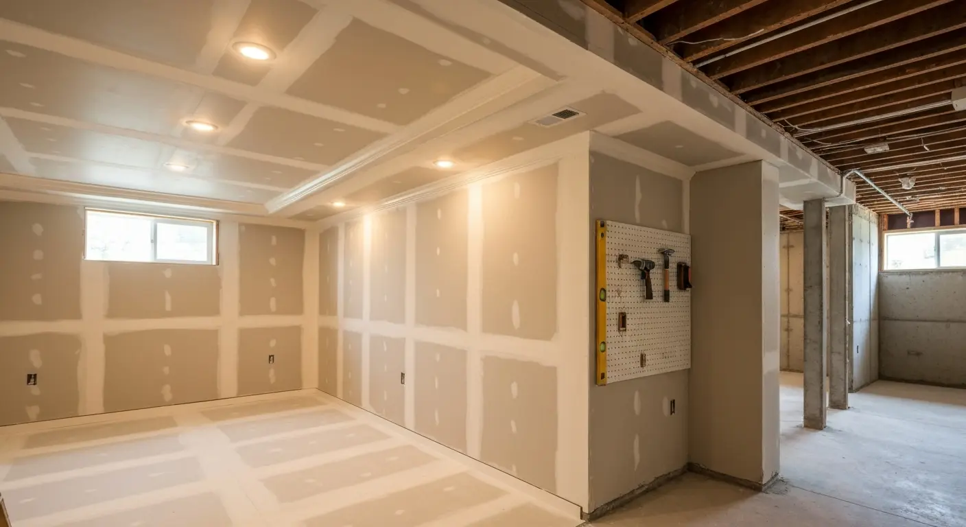 Basement finishing project