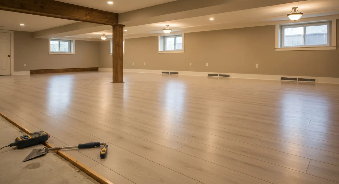 Basement flooring