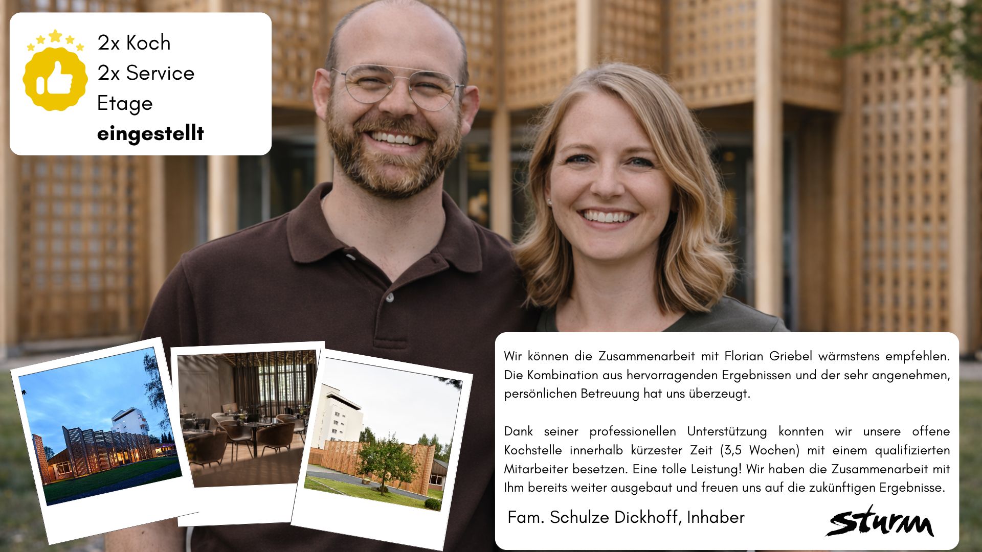 Hotel Sportalm — Service & Betriebsleiter eingestellt