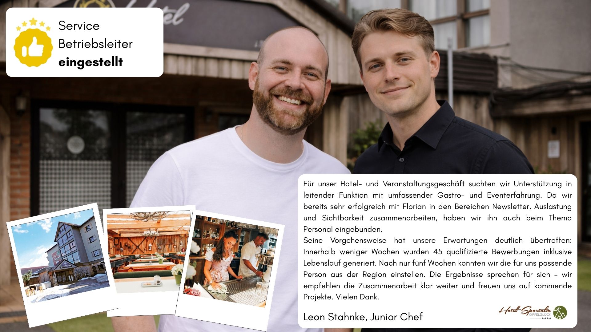 Team Charlotte Pennington — Etage, Küchenhilfe & Kinderbetreuung