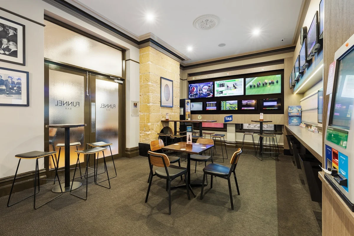 The Cally sports bar and its wall of screens