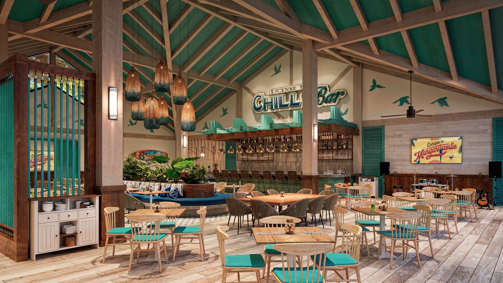 License to Chill Bar & Grill interior