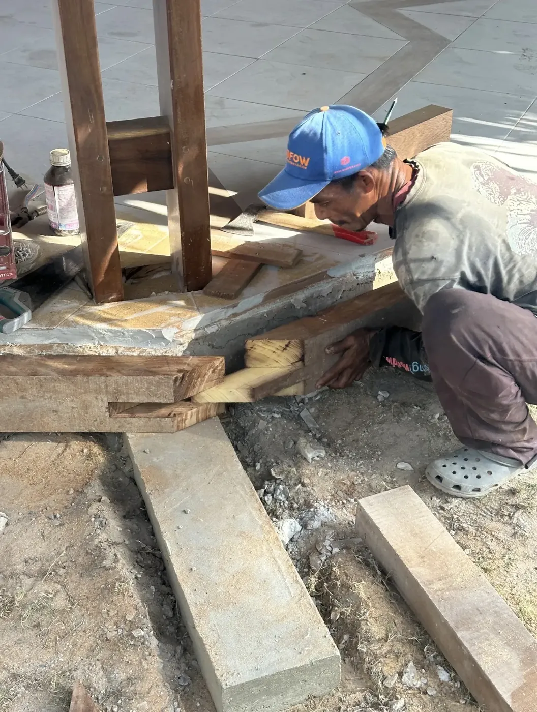 Handcrafted timber and natural-material details at Los Caletones