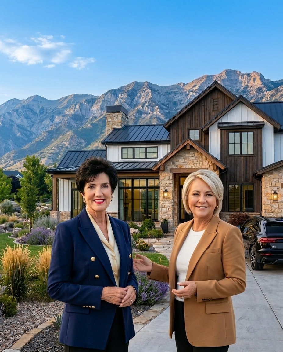 Luxury Utah home exterior