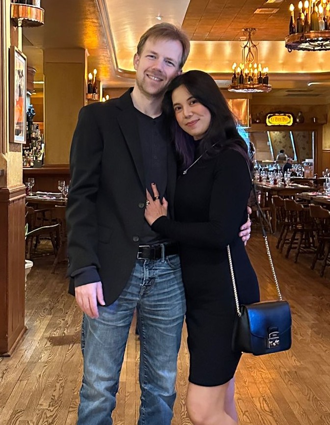 Paul Lingren with his wife Reni