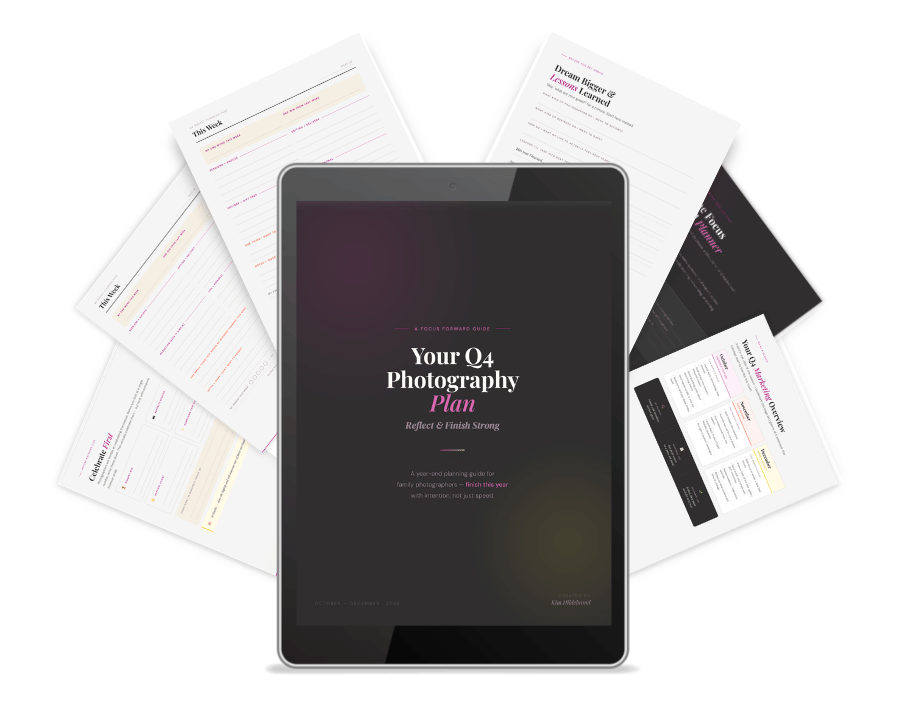 Free Q4 Photography Plan 2026
