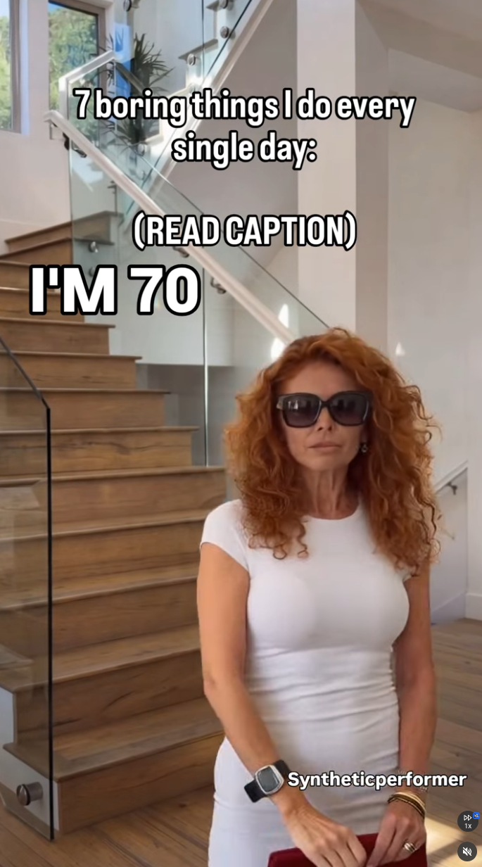 Faceless AI influencer