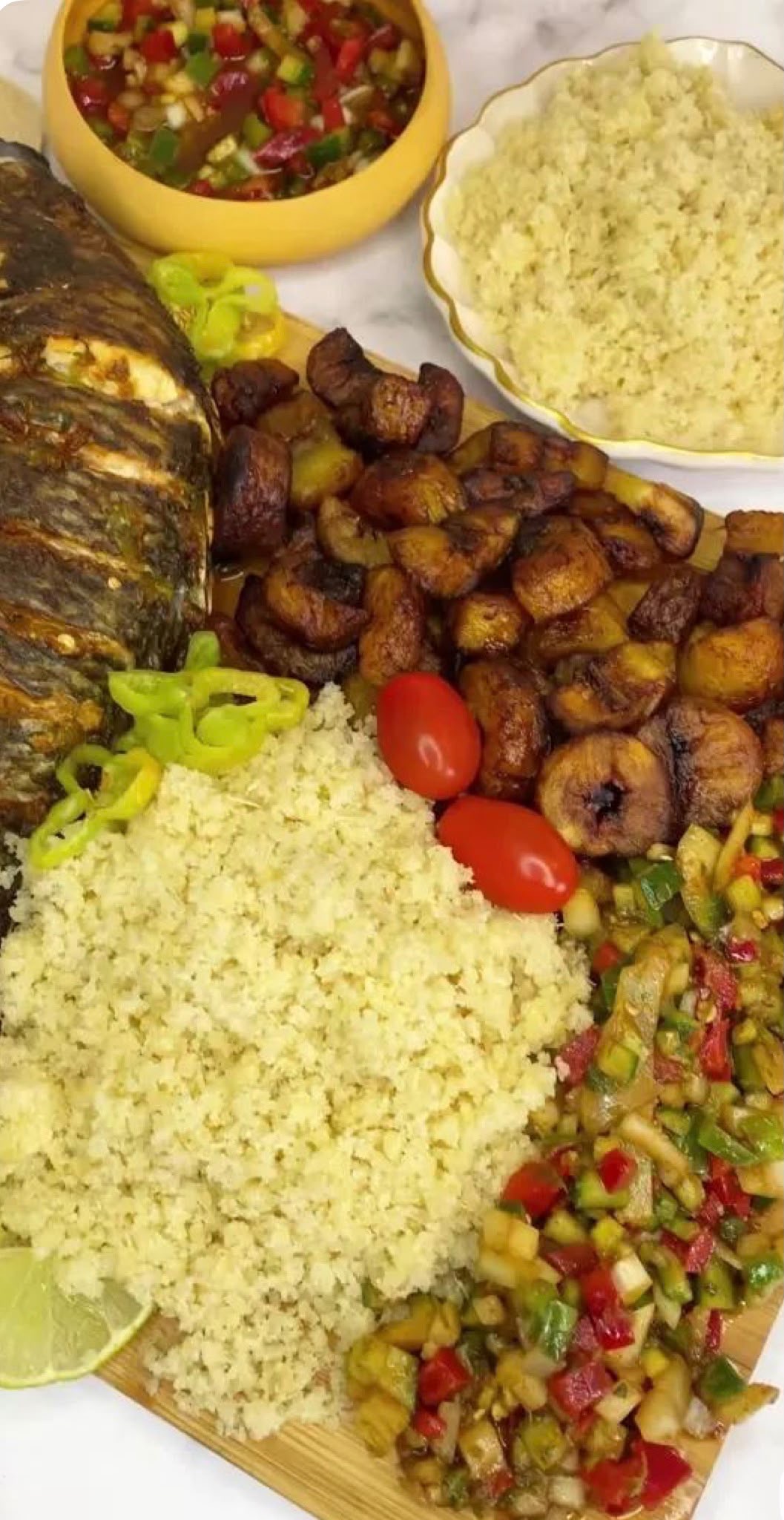 Fruits et légumes frais du marché africain