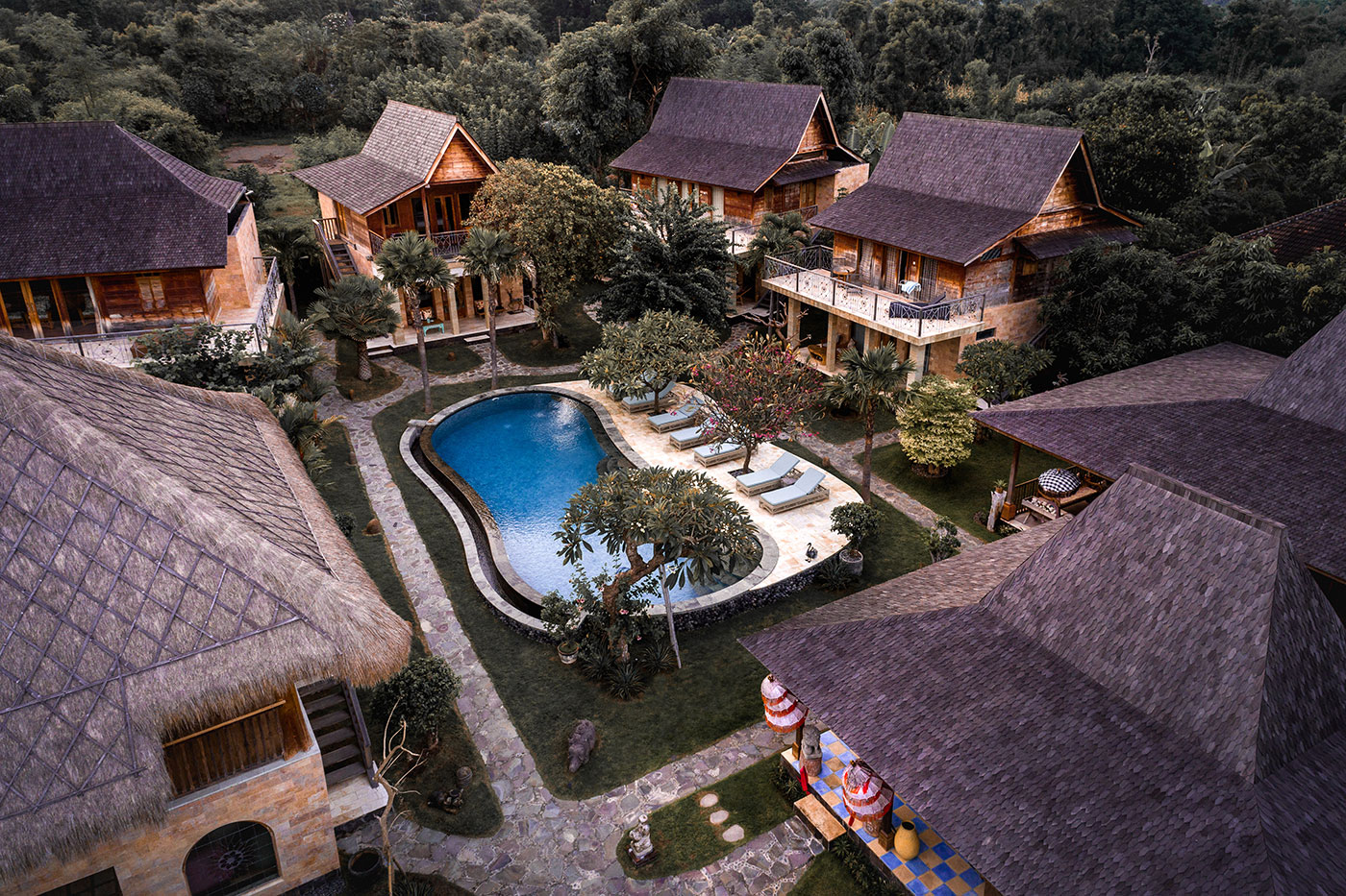 Sun Suko Retreat – Tropical Entrance
