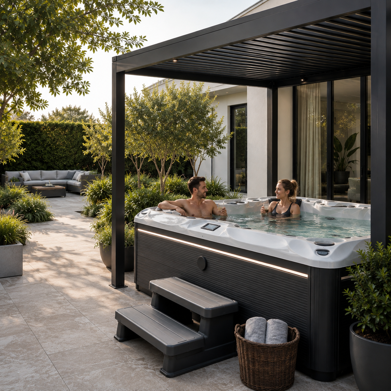 Outdoor Living Space Ideas with Pergolas and Hot Tubs: Create Your Personal Paradise