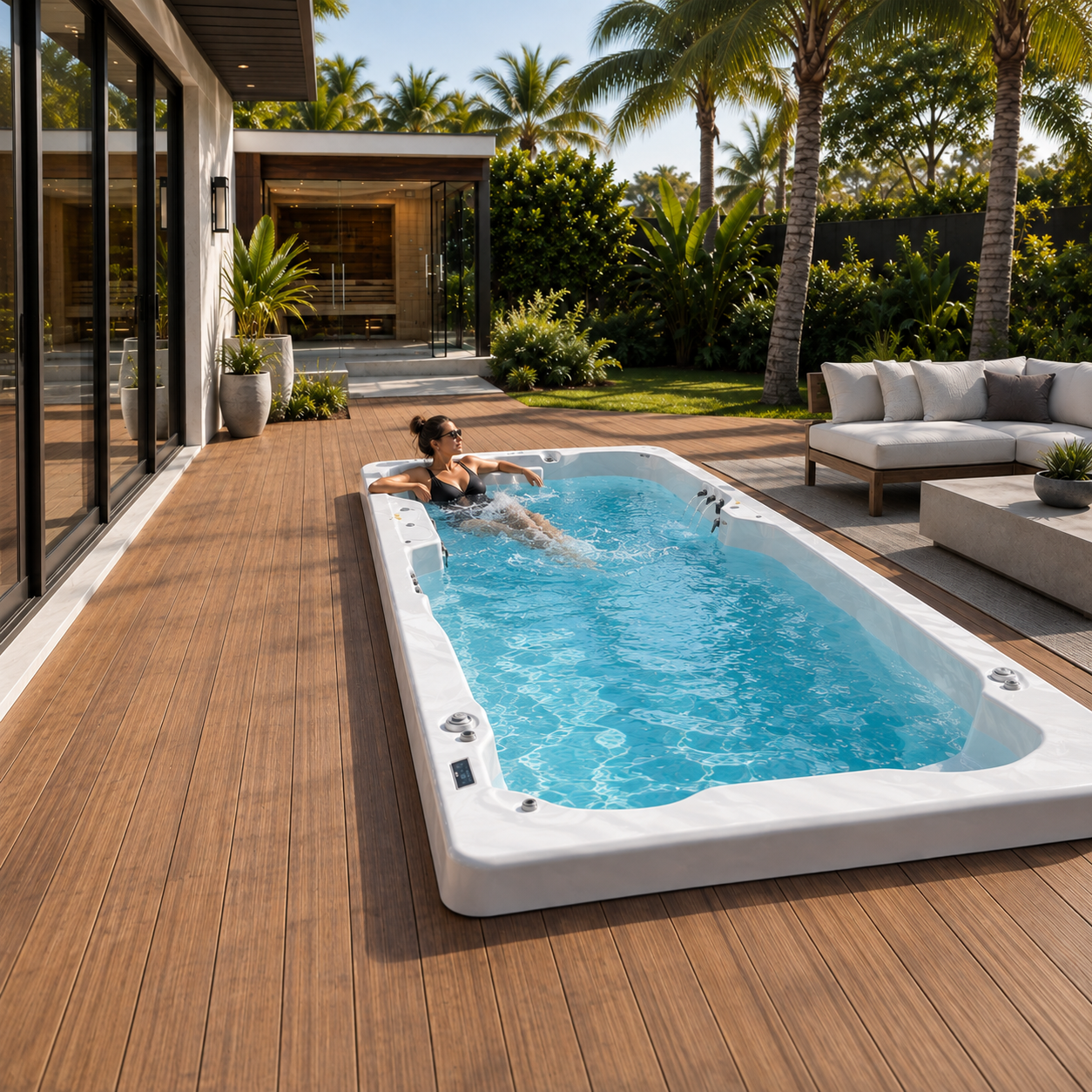 Enhance Fitness with Swim Spas at Home