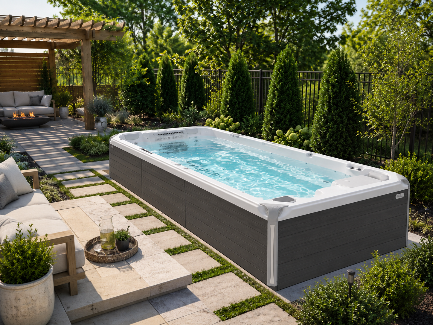 Modern Swim Spa Backyard Design Trends 2026