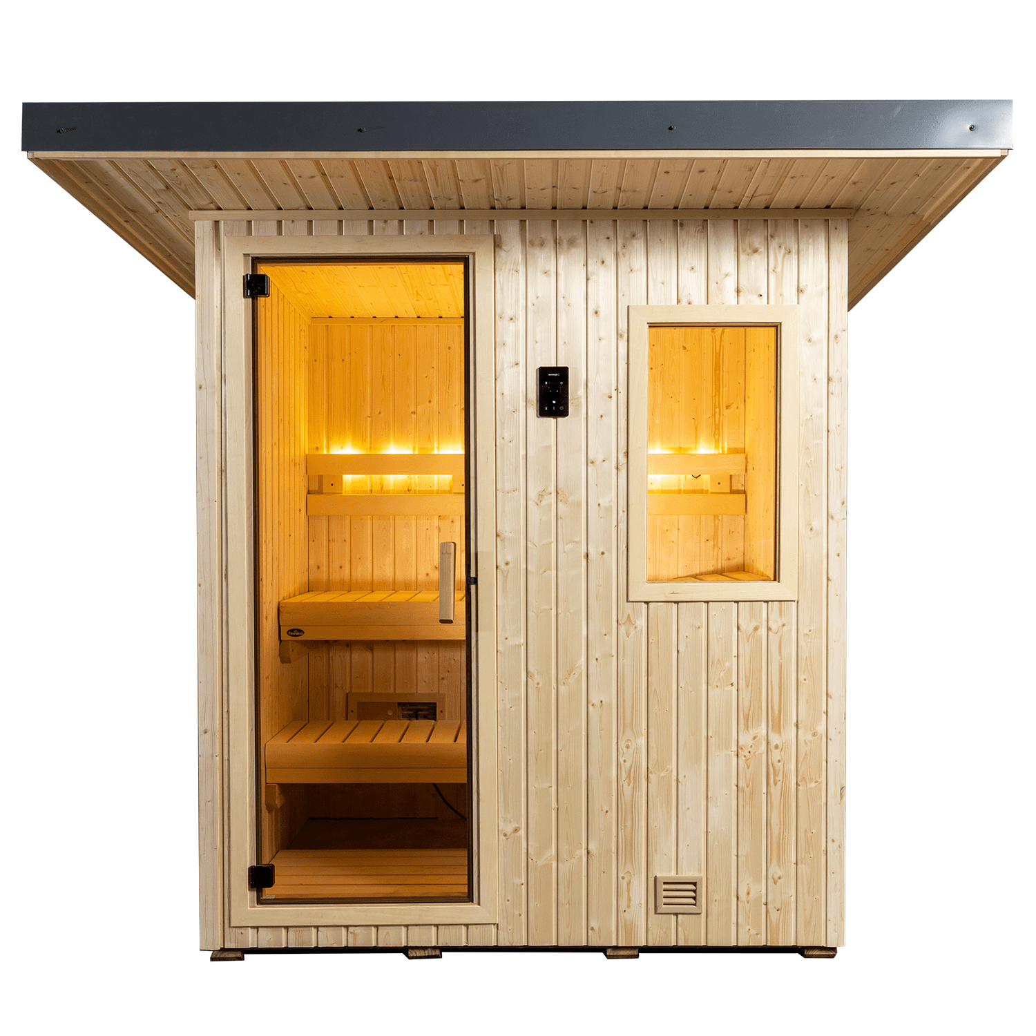Finnleo NorthStar Outdoor 4x6 sauna, view 2