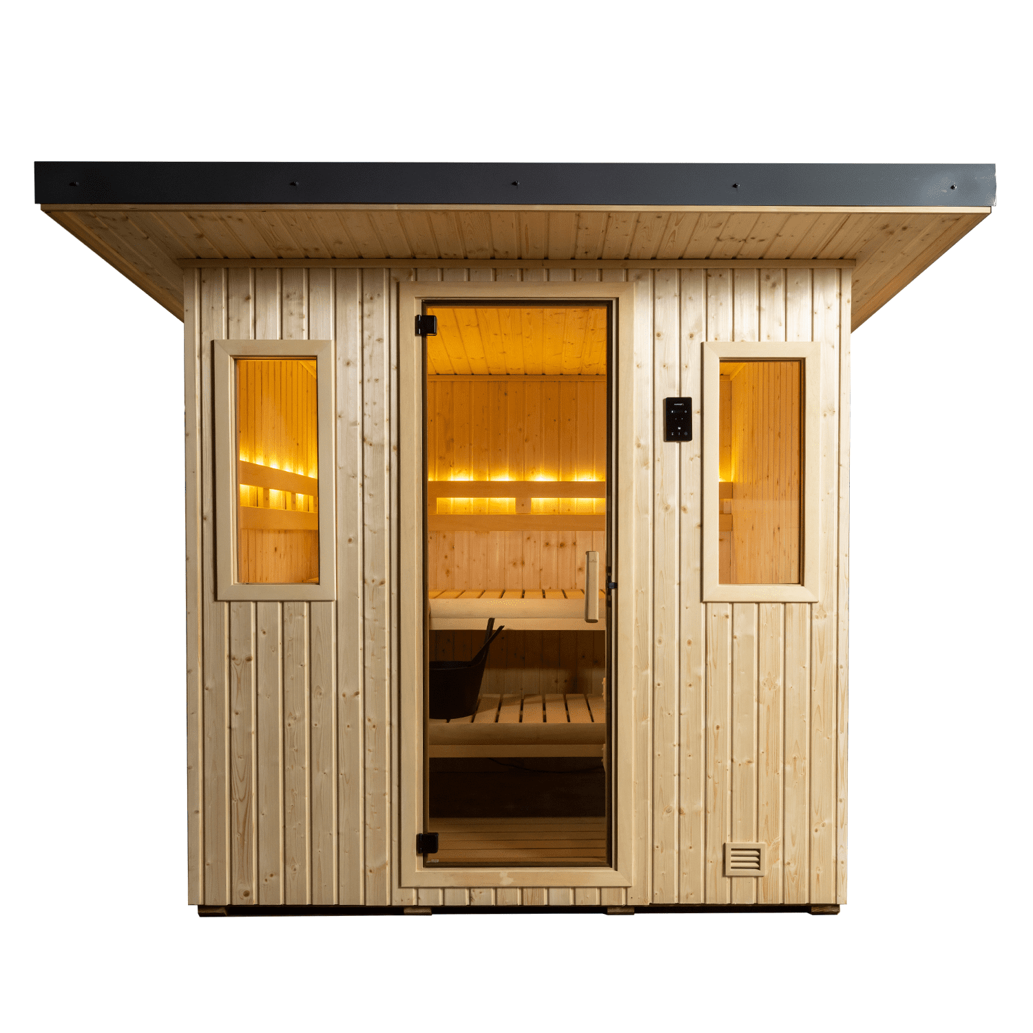 Finnleo NorthStar Outdoor 5x7 sauna, view 2