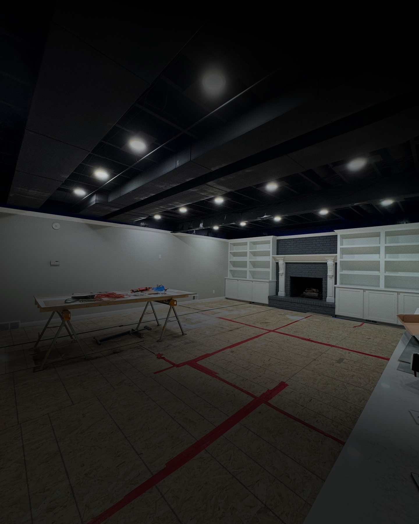 Basement ceiling result