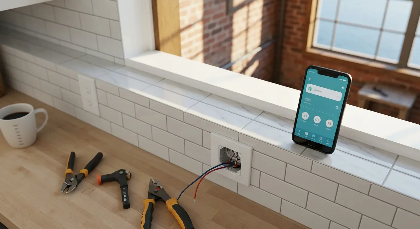 Smart outlet installation