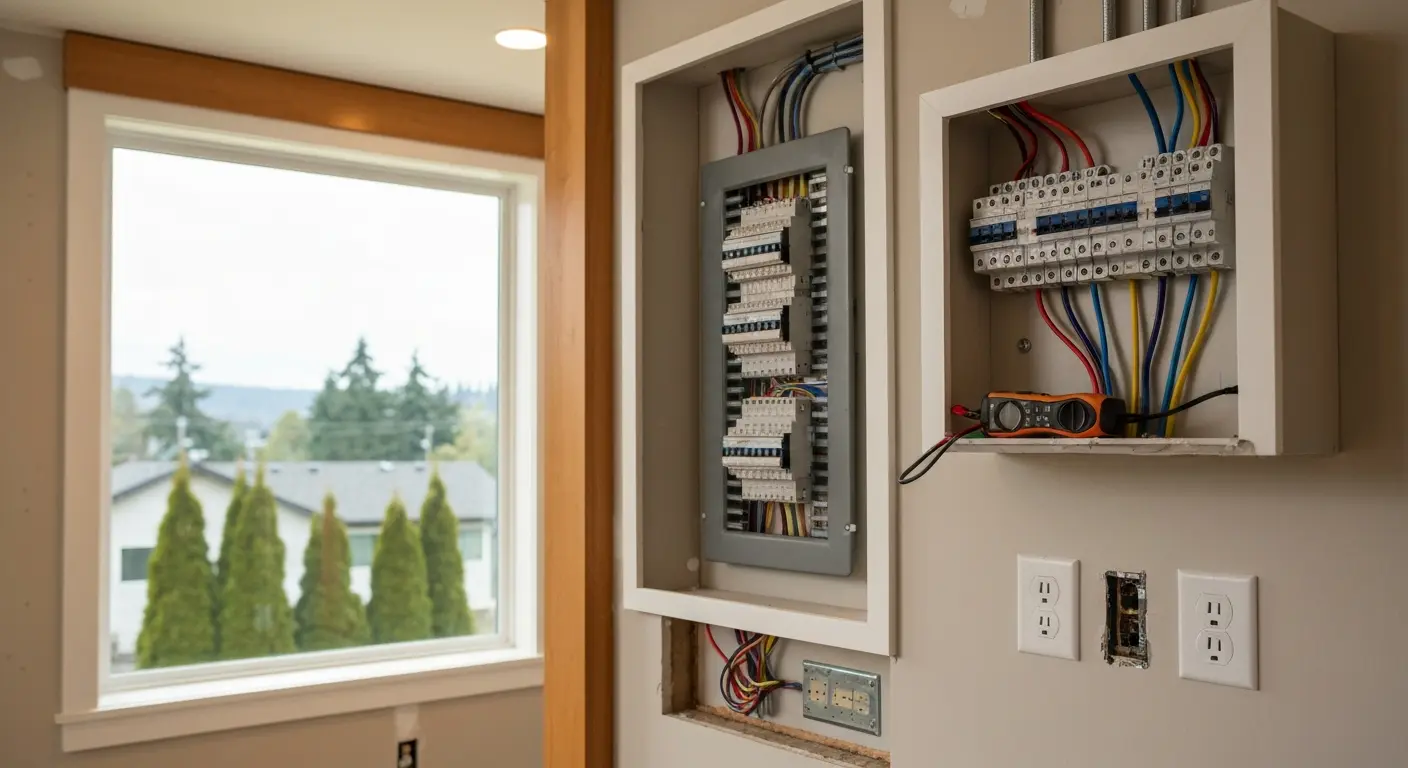 Rewiring installation