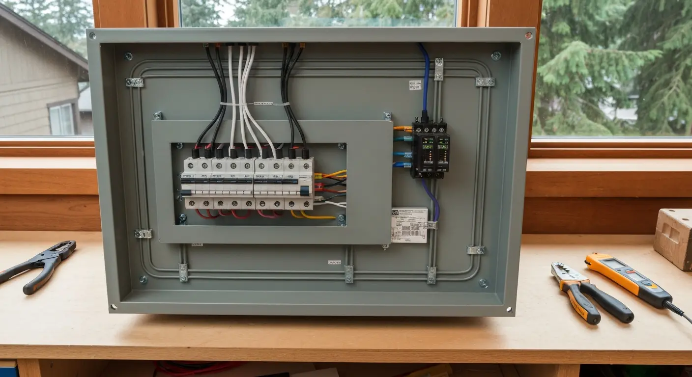 Electrical rewiring project
