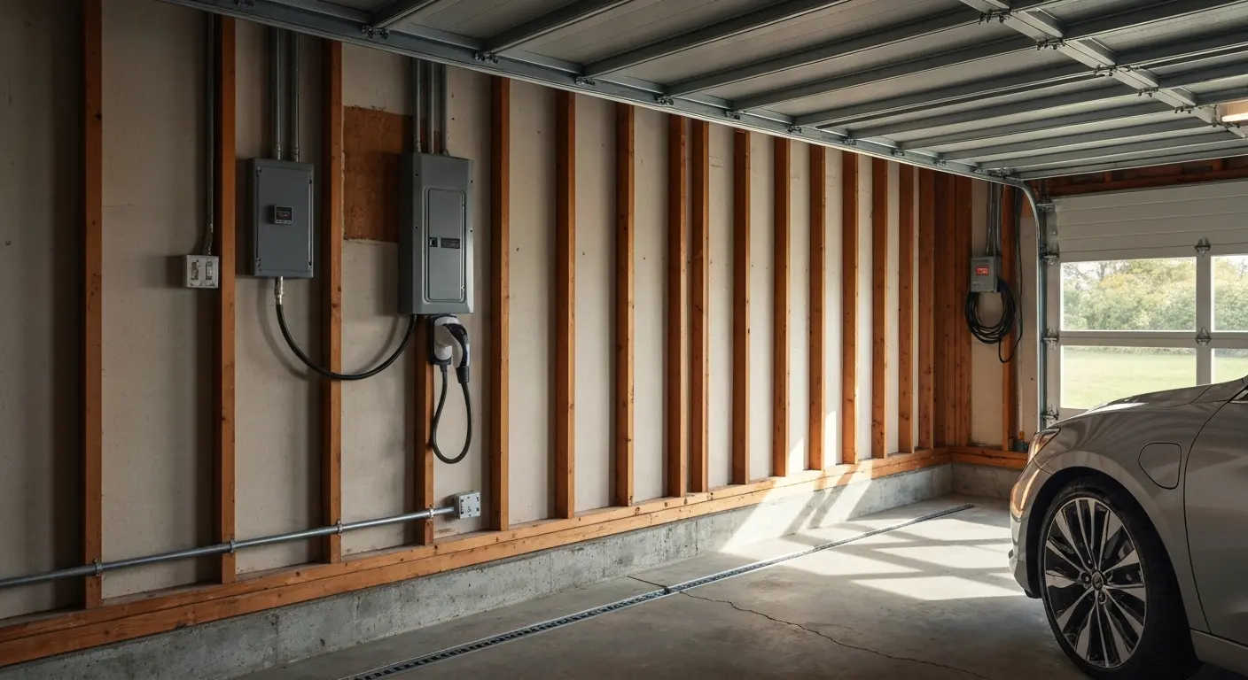 EV charging station installation