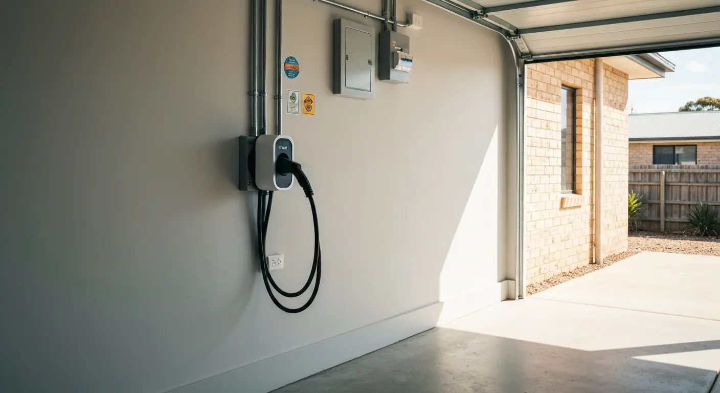 Home EV charging station installation
