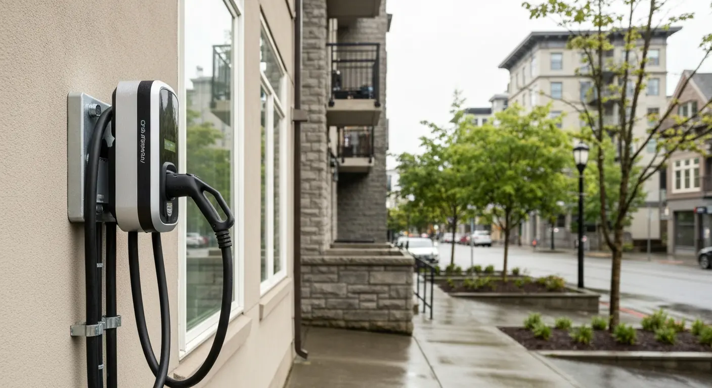 EV charging station installation