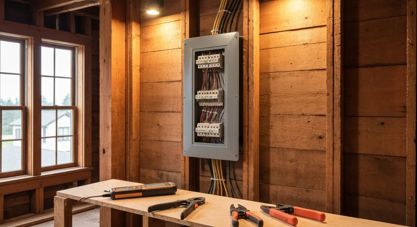 Electrical rewiring project