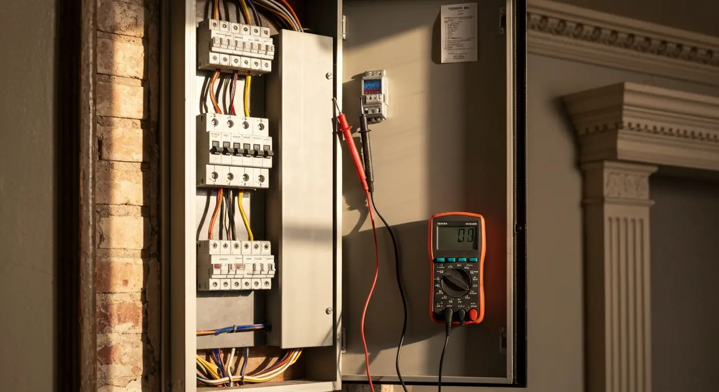 Safety inspection using testing equipment