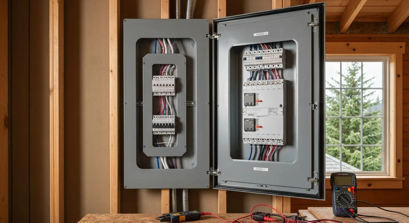 Electrical panel upgrade project