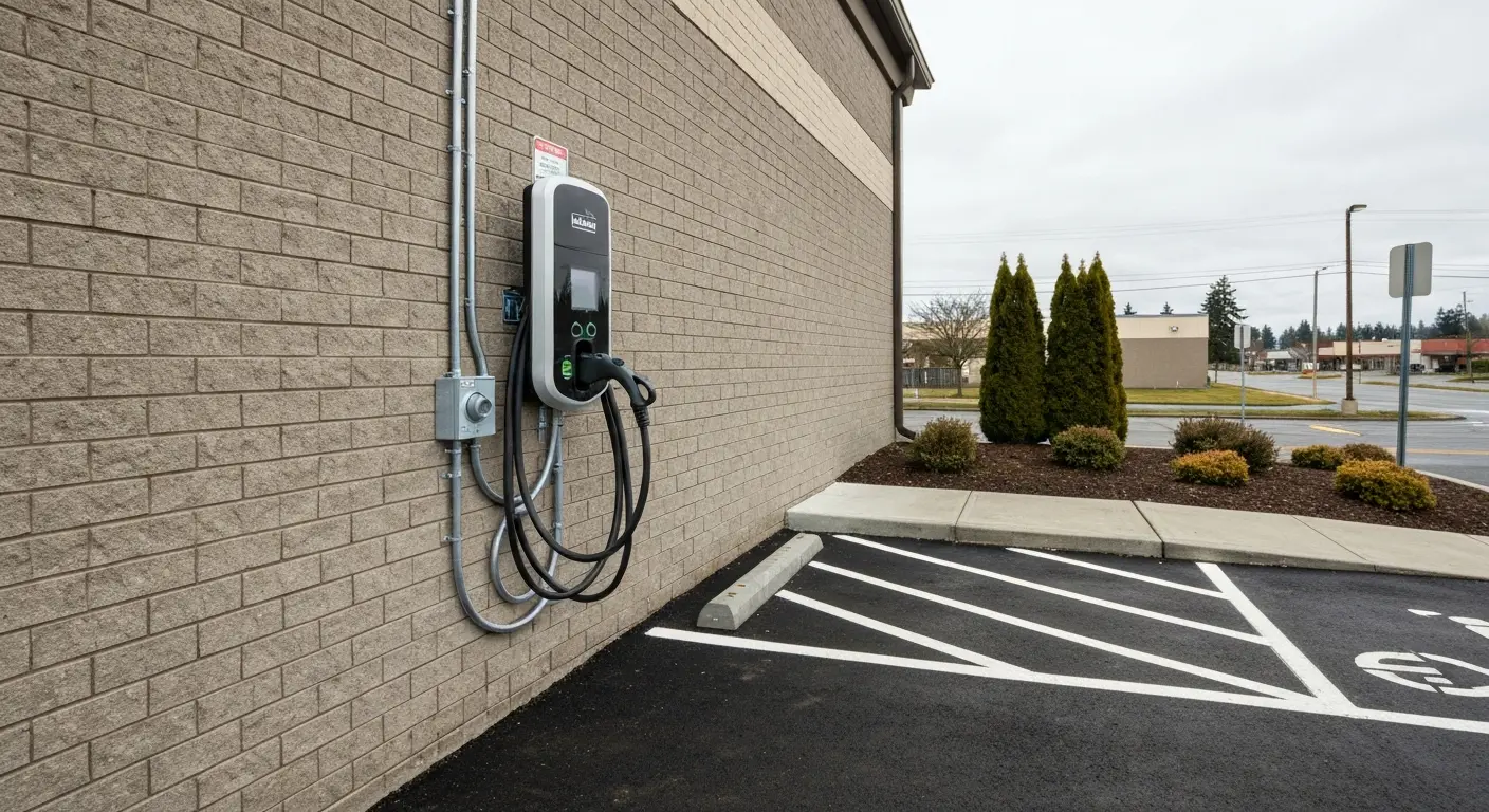EV charging station installation