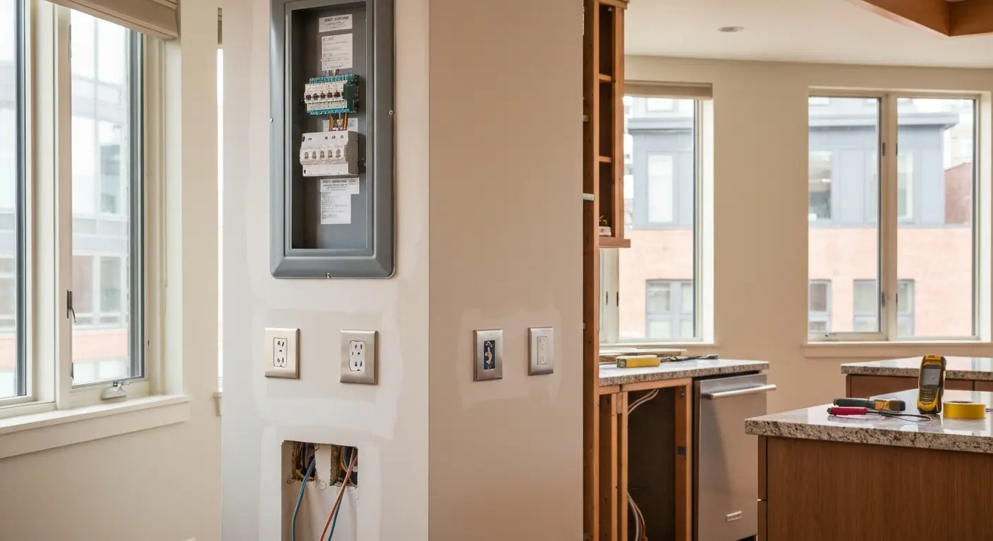 Kitchen remodel electrical work