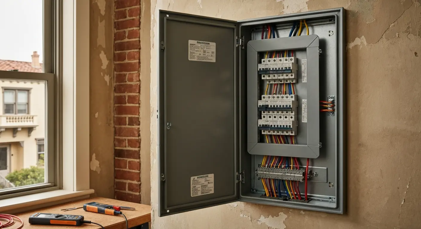 Electrical panel work