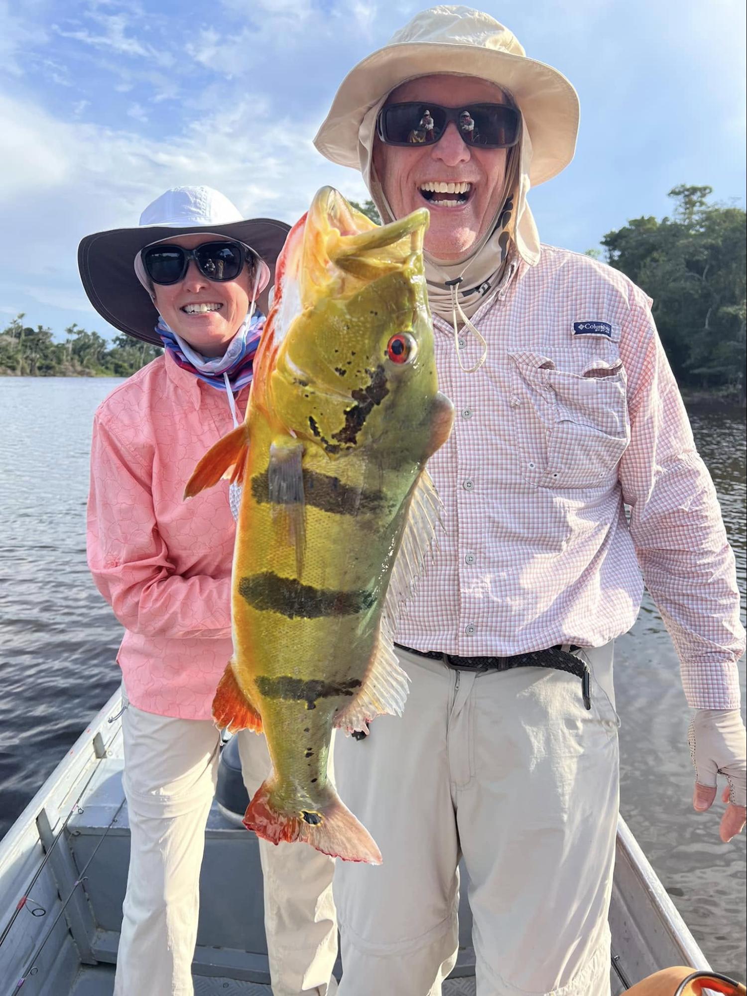 Acute Angling Clients with Peacock Bass