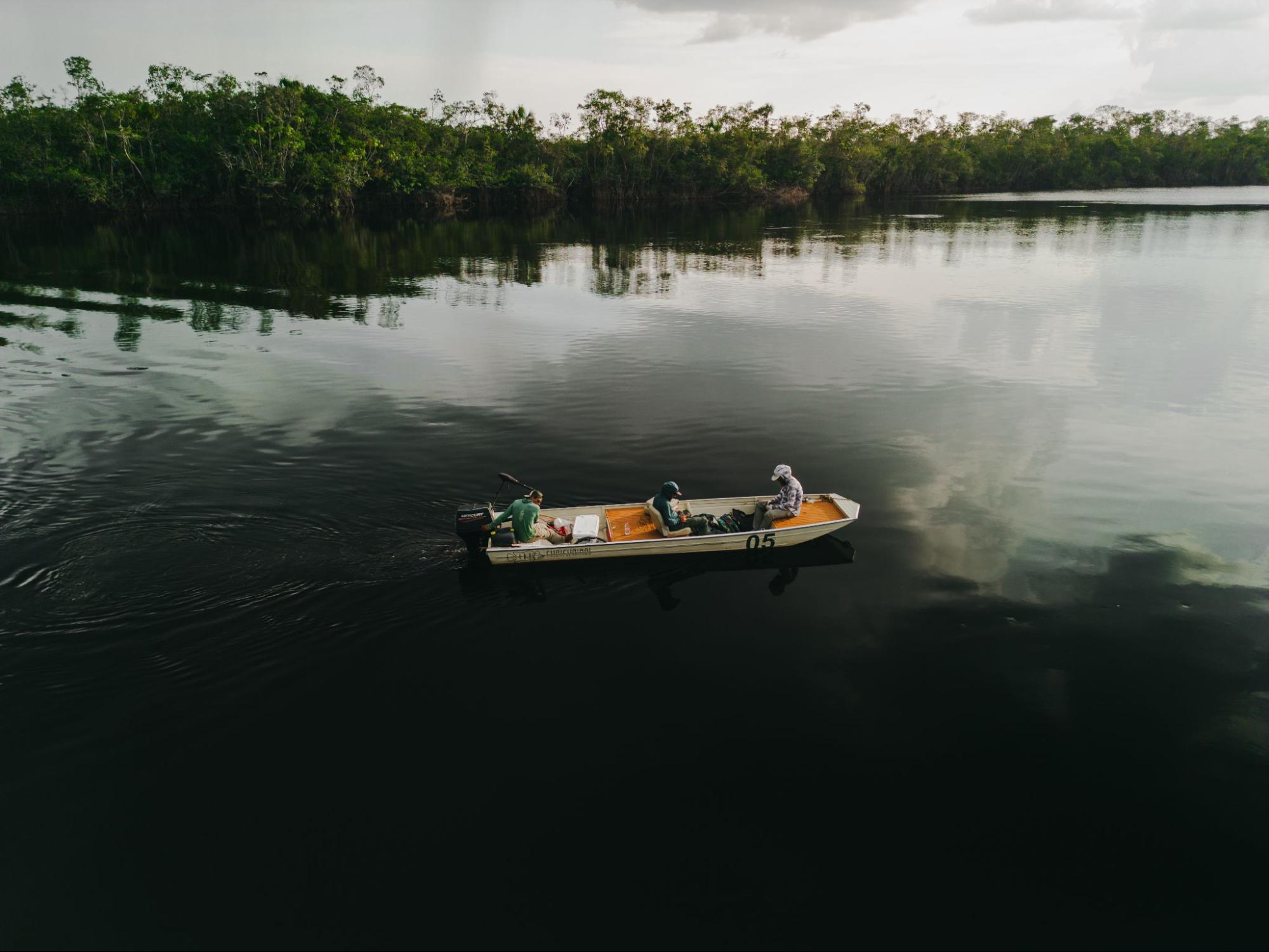 Anglers Fishing the Curicuriari River