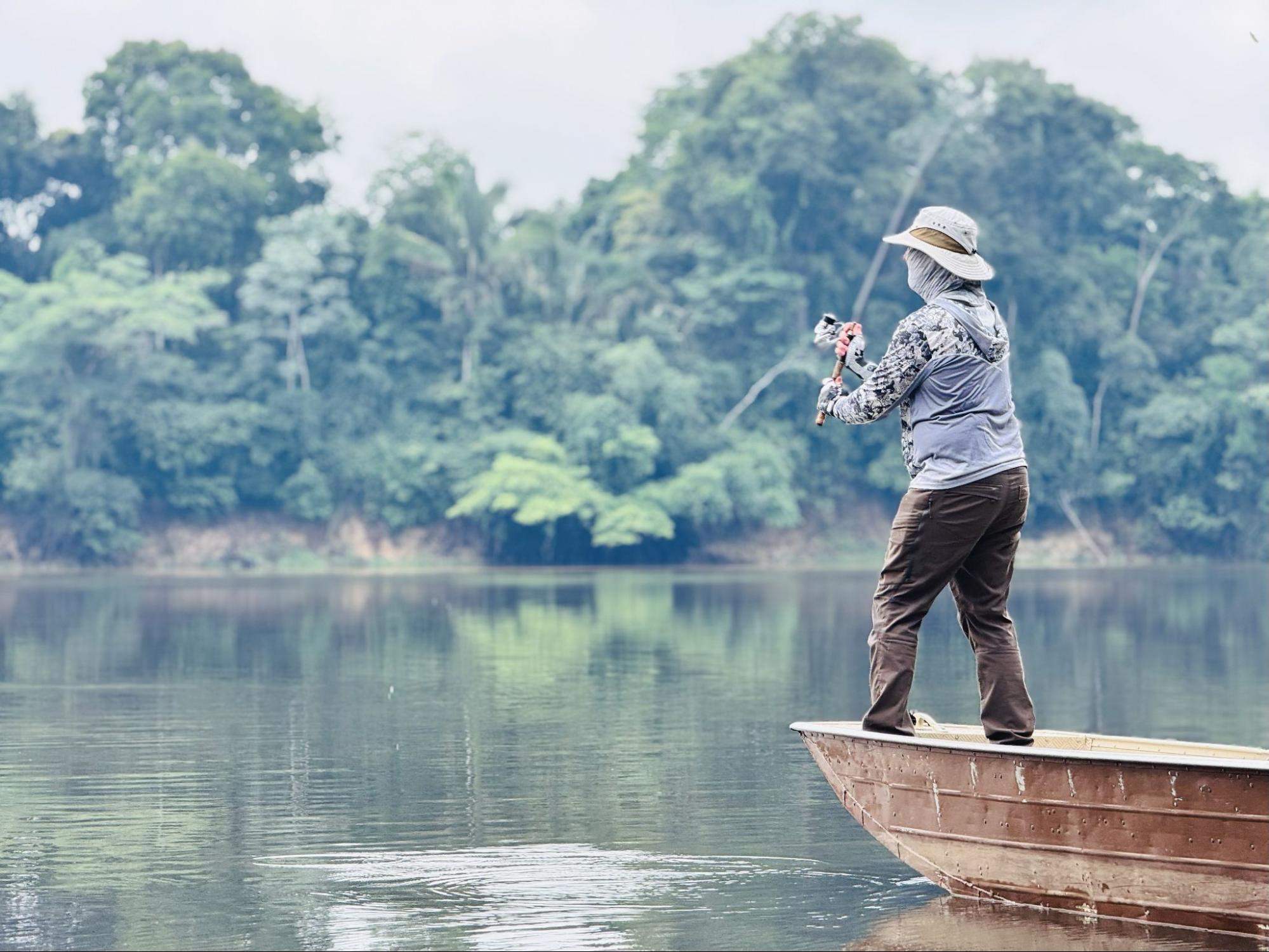 Fishing on the Rio Aripuana